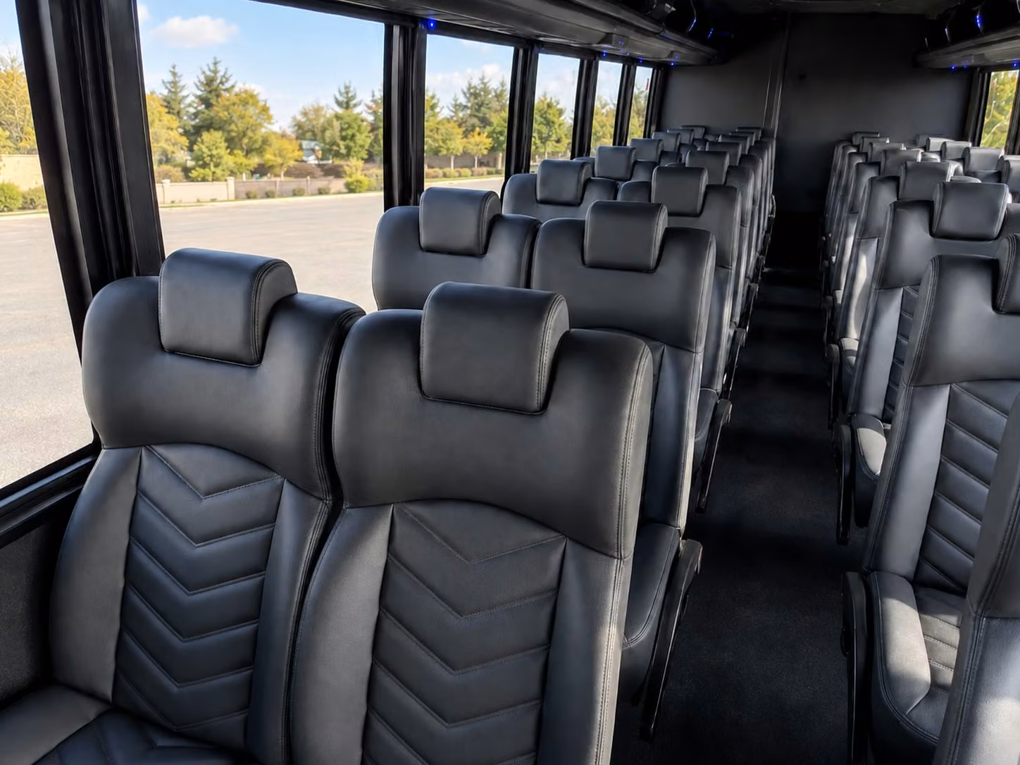 15 passenger minibus inside