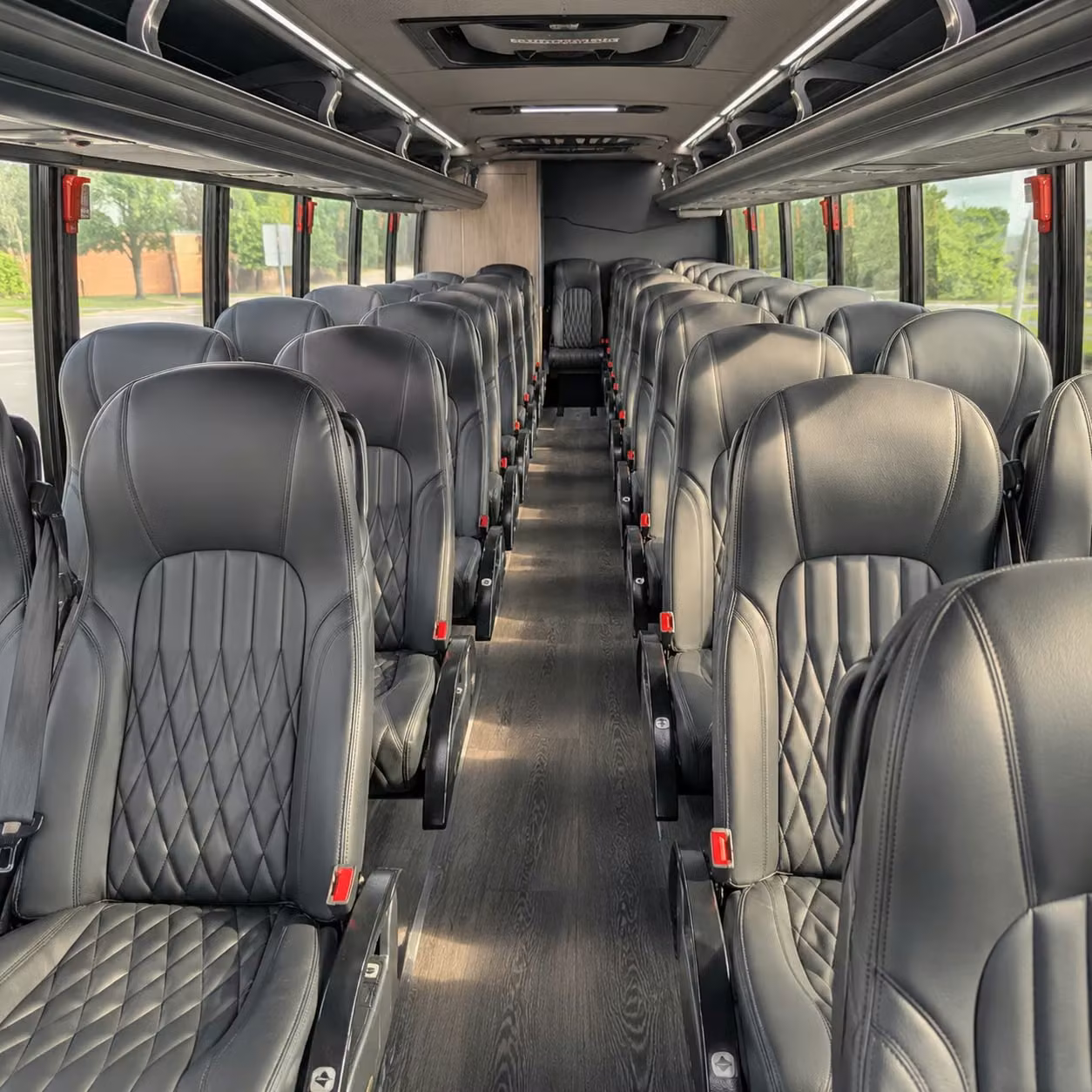 25 passenger minibus inside