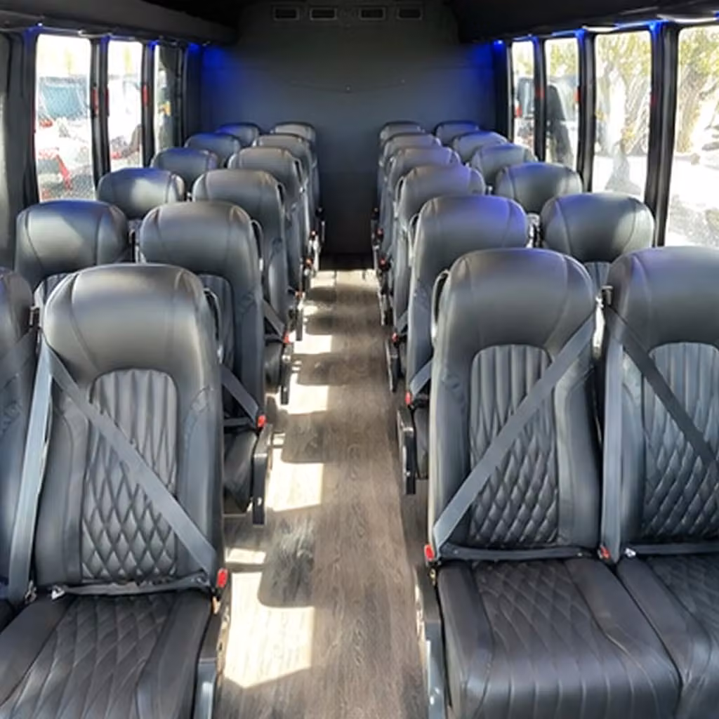 35 passenger minibus inside